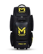 Manger Pro 99 Kit Bag with durable construction and integrated wheels for easy transport.