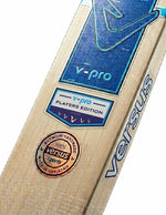 Close-up of the Versus V-Pro Players Edition Hardball Bat showing the handle and branding details.