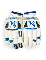 Nemo X-Pro Batting Gloves with padded palms and breathable fabric for enhanced grip and comfort during cricket batting.