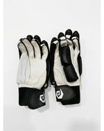Dul Dul Batting Gloves Black Edition back view, showing wrist strap and padded design.