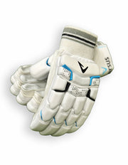 Versus V-Pro Batting Gloves shown in black with padded palms and adjustable wrist straps for enhanced grip and comfort.