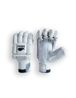 Cooper Bison 24 batting gloves with padded palms and adjustable wrist straps, designed for cricket batting protection and grip.