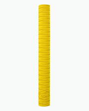 Yellow DSC cricket bat grip, full length view