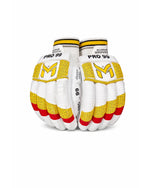 Manger Pro 99 batting gloves with padded palms and adjustable wrist straps.