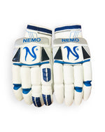 Nemo X-Pro Batting Gloves with padded palms and breathable fabric for enhanced grip and comfort during cricket batting.