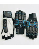 Versus V-Pro batting gloves with padded palms and adjustable wrist straps.