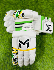 Manger Camo Edition batting gloves with camouflage design, lightweight construction, and reinforced palm for baseball or softball play.