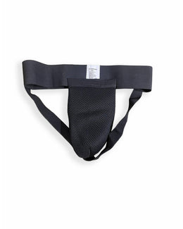 Versus protective jockstrap with a large black front panel.