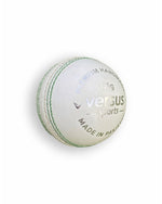 White Versus Club Match Ball with detailed stitching and logo, designed for match play.