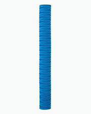 Blue DSC cricket bat grip, full length view