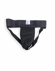 Versus protective jockstrap with a large black front panel, designed for athletic support and comfort.