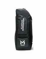 Manger X-Pro Elite Coffin Wheelie Bag kit bag with sturdy wheels and side handles, designed for travel and storage.